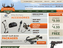 Tablet Screenshot of bassandbucks.com